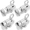 Litensh Self-Closing Latch, Spring Door Lock Latch，Resilient Bolt Latch, Spring