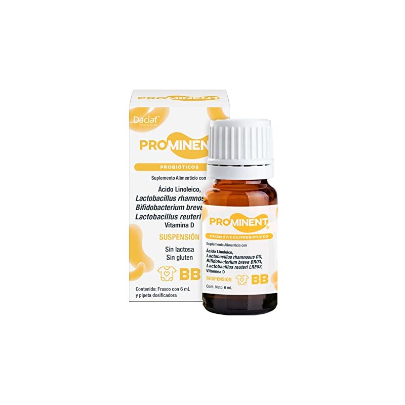 Prominent BB Probióticos para Bebé en Gotas con Vitamina D