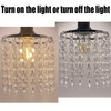 Crystal Lamp Shade, Light Shade Crystal Chandelier for Dining Room,
