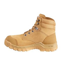 Carhartt Men's 6" Rugged Flex Waterproof Soft Toe Work Boot CMF6056, Wheat Nubuck, 13 W US