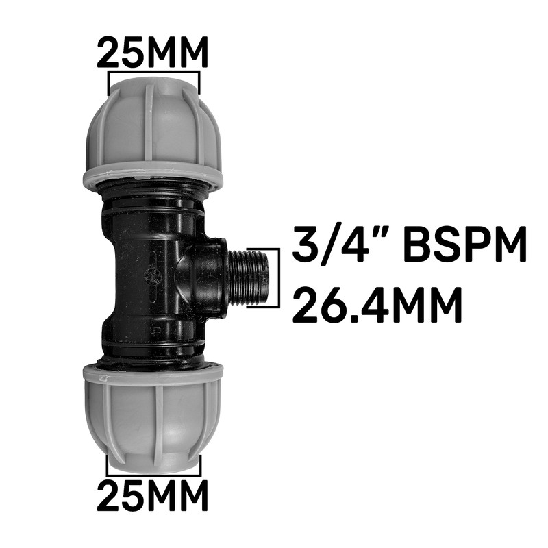 mdpe Compression Water Supply Pipe Fitting to Metal Butterfly Valve-Universal