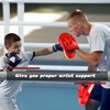 2 Pairs Boxing Mitts Boxing Curved Focus Punching Mitts Kickboxing