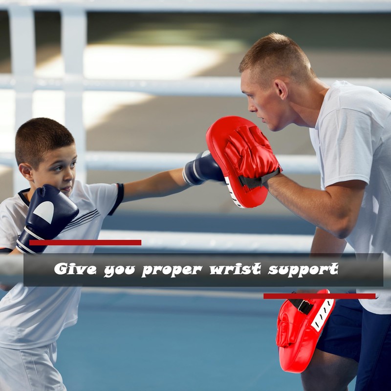 2 Pairs Boxing Mitts Boxing Curved Focus Punching Mitts Kickboxing