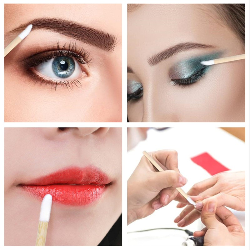 Lipstick Concealer Brushes Bamboo Lip Brushes Disposable Lip Brushes Lipstick
