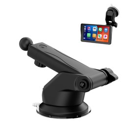Suction Cup Mount for Garmin GPS Mount, Universal 17mm Ball Joint Flexible Window Car Mount for Car Phone Holder Dashboard Monitor Bracket