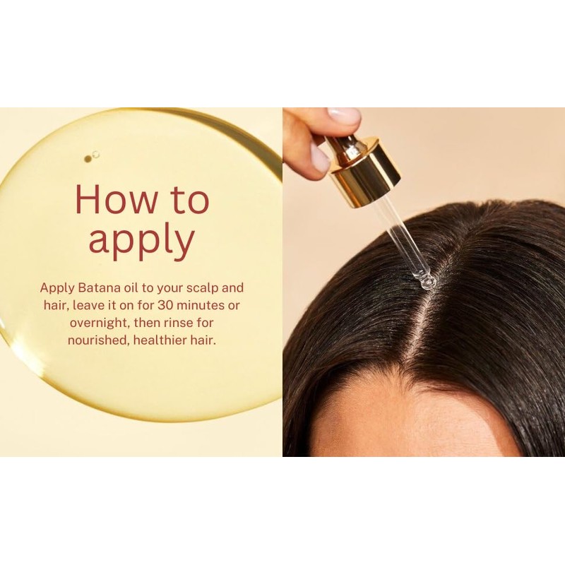 Batana Oil For Hair, Recomended by Dr.Sebi, 120ml, 100% Pure