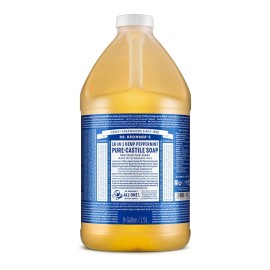 Dr. Bronner's - Pure-castile Liquid Soap (Peppermint, 64 Ounce) - Made