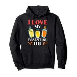 Essential Oil Diffuser Peppermint Aromatherapy Bottles Pullover Hoodie