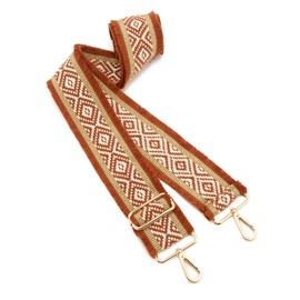 Wide Shoulder Strap Adjustable Replacement Belt Guitar Style Crossbody Bag Handbag Strap Multicolor Canvas Straps(Wide:2in)(Color86)