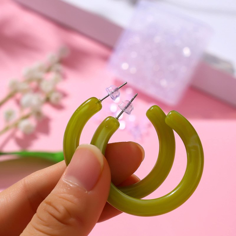 Rubber Earring Backs Soft Clear Earring Backings for Studs Hypoallergenic