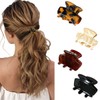 Small Hair Clips Mini Hair Claws for Women Girls，4 Pcs
