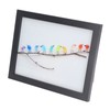 Photo Frame Black Decorative Rugged Multifunctional Sea Glass Birds Picture