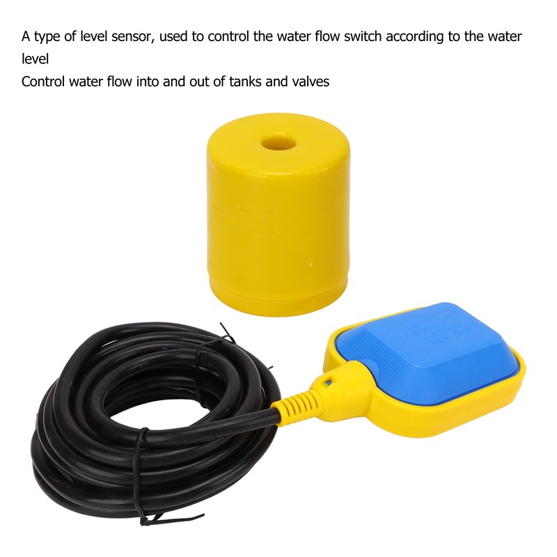 Cable Float Switch Water Liquid Drainage Level Controller Sensor for