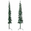 Casafoyer Slim Artificial Half Christmas Tree with Stand Green 70.9"