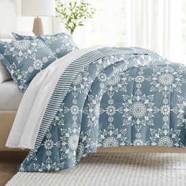 Linen Market Reversible Twin Size Comforter Set (2 Piece) - Bring Luxury Home with Our Soft and Lightweight Down Alternative Comforter Twin Set - This Includes Your Twin Comforter and 1 Pillow Sham
