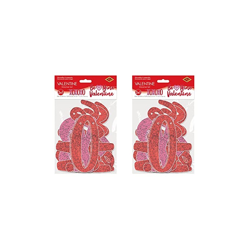 Valentine Streamer Set Pack of 2