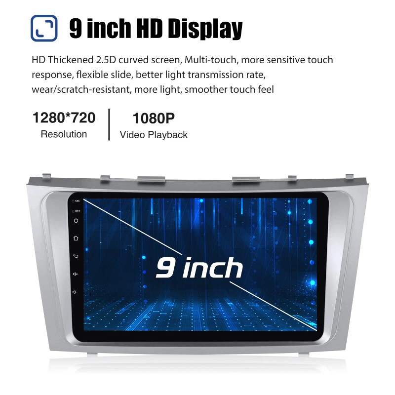 ESSGOO For Toyota Camry 2007-2011 Android 13 Bluetooth Car Stereo