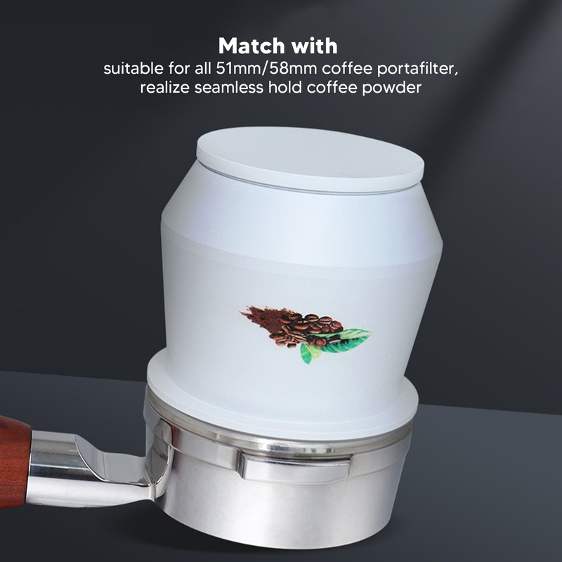 Coffee Dosing Cup Aluminum Alloy Coffee Making Machine Bean Grinder