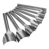 sourcing map 8pcs Half-Round Leather Punch, 5mm-40mm, Leather Cutter Arch