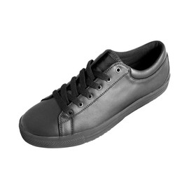 Genuine Grip 270-10.5M Mens Slip-Resistant Retro Lace-up Work Shoes Black - Size 10.5