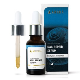 Abera Advanced Nail Repair Serum - Restorative Care for Brittle, Cracked & Discolored Nails - Supports Healthy Nails (Blue)