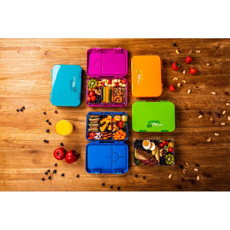 schmatzfatz Junior Children's Lunch Box, Bento Box with Variable Compartments