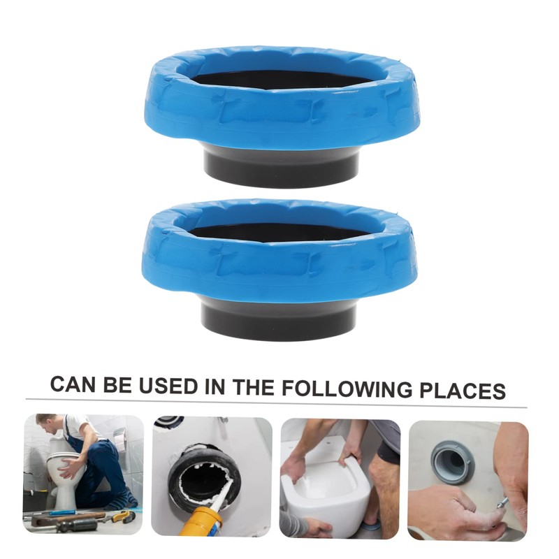 OSALADI 2pcs Toilet Seal Ring Wax Ring Gasket for Toilet