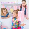 PESLNG Secret Diary Girl with Lock, Plush Notebook with Padlock,
