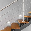 BAZZ White Integrated LED Step Stair Light Motion Sensing, Indoor/Outdoor
