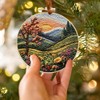 Embroidery Starter Kit for Adult Beginner with Landscape Tree Mountain