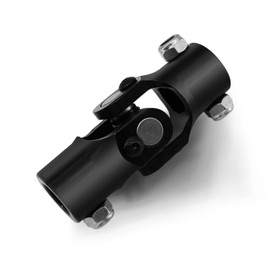 Ovabeyna 11/16-36 Spline X 3/4" DD Black Steering Universal Joint Single U Joint Shaft,Total Length: 96mm (3-3/4")