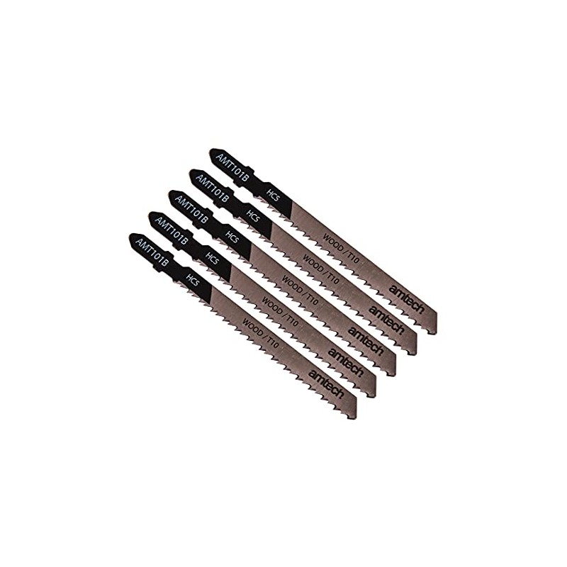 Amtech M1604 5 Piece wood jigsaw blade set (AMT101B)