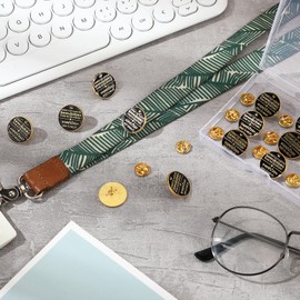 Cindeer Pack of 24 Team Gift Thank You Gift for Colleagues Work Is Like A Bank Robbery Employee Pins 3/4 Inch Inspirational Pin Small Employee Gift for Women Men, Metal, Alloy