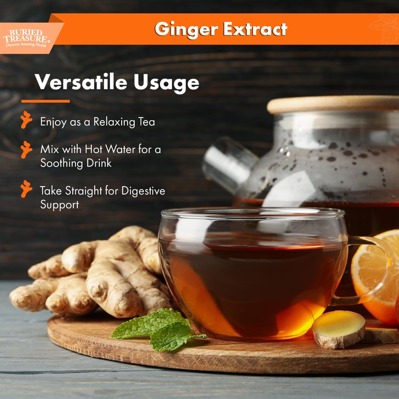 Buried Treasure Ginger Drops - Made with Organic Ginger Root