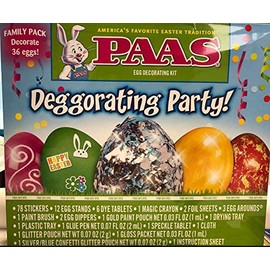 Paas Kit de decoración de huevos "Deggorating Party" Paquete familiar 9 kits en 1