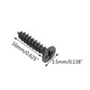 Biaungdo #6 X 5/8'' Black Oxide Coated Carbon Steel Flat