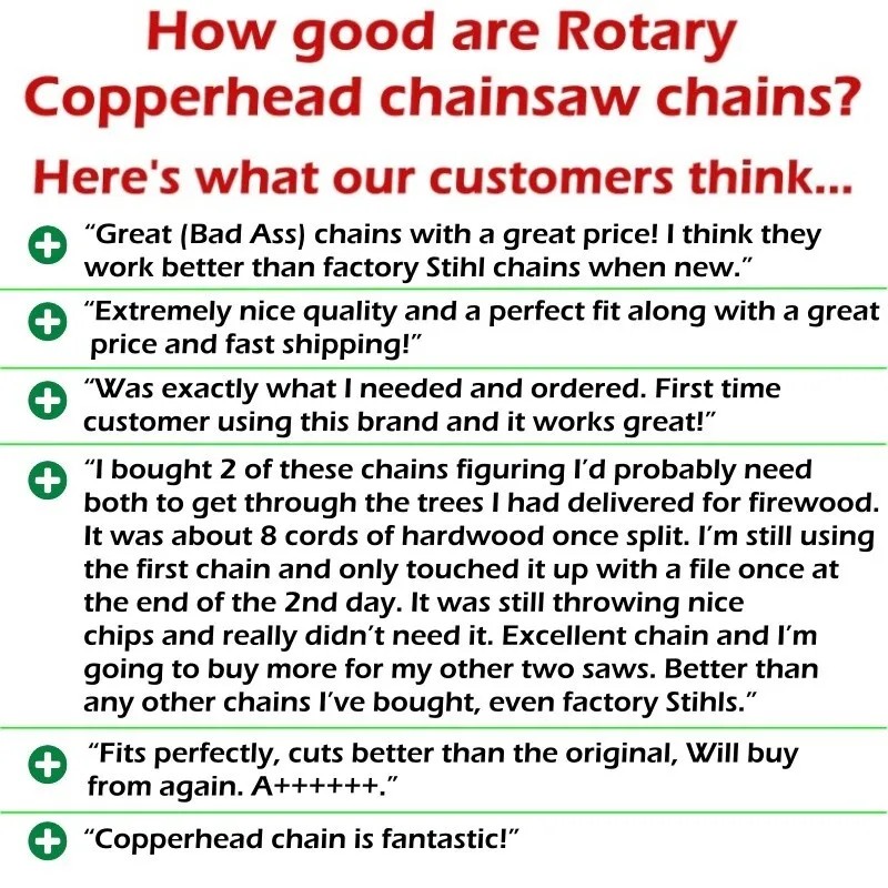 Rotary COPPERHEAD 10" BAR & SAW CHAIN KIT ECHO PPT