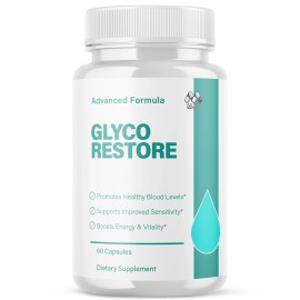 (1 Paquete) Glyco Restore Cápsulas Apoyo Avanzado Suplemento Sanguíneo 60 Cápsulas