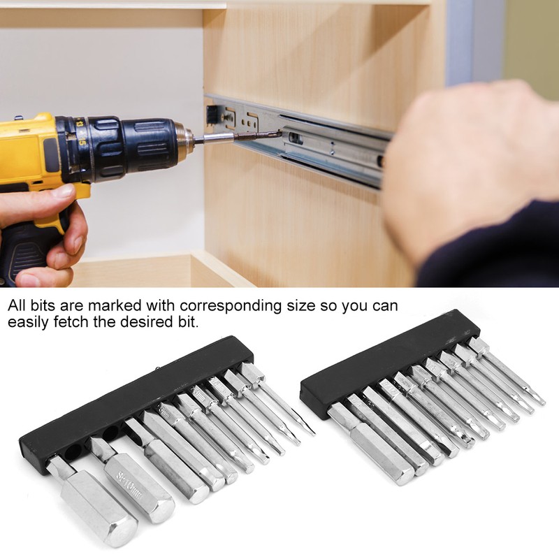 20pcs Hex Head Magnetic Bits Set 1/4 Inch Quick Release