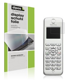 dipos I 4x Schutzfolie matt passend für FRITZ! FON M2 Dect Folie Displayschutzfolie, Ultra-Dünn, Case-Friendly, Fingerprint-Kompatibel