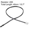 sourcing map 20K NTC Thermistor Probe 15.7 Inch Epoxy Sensitive