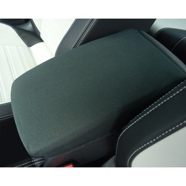 Car Console Covers Plus Made in USA Designed for Volkswagen Golf and Golf GTI 2015-2022 Neoprene Auto Armrest Center Console Cover Protector Black