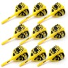 CUESOUL 3 Sets Integrated Dart Shafts & Flights, Dart Shaft