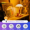 DALUXshop Amber Sleep Light Bulbs, Blue Light Blocking, A19 9W(60