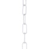 2m White Open Link Chain - for Chandelier & Lighting