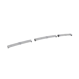 APS Chrome Billet Grille Grill Insert Compatible with Toyota Tundra 2007 2008 2009 Lower Bumper N19-A95456T