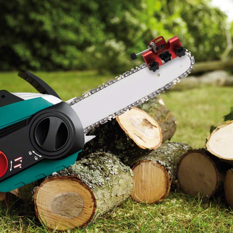 Chain Saw Sharpener | Chainsaw Sharpening Jig Kit with 3