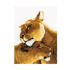 Vervaco Cross Stitch Lion Friendship
