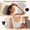 Electric Head Massager for Head Massage, IPX7 Waterproof Head Massager