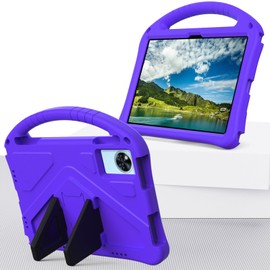 EabHulie Case for Doogee U11 / U11 Pro 11 inch 2025, Kids Friendly Durable Lightweight Handle Stand Shockproof Protective Cover Purple